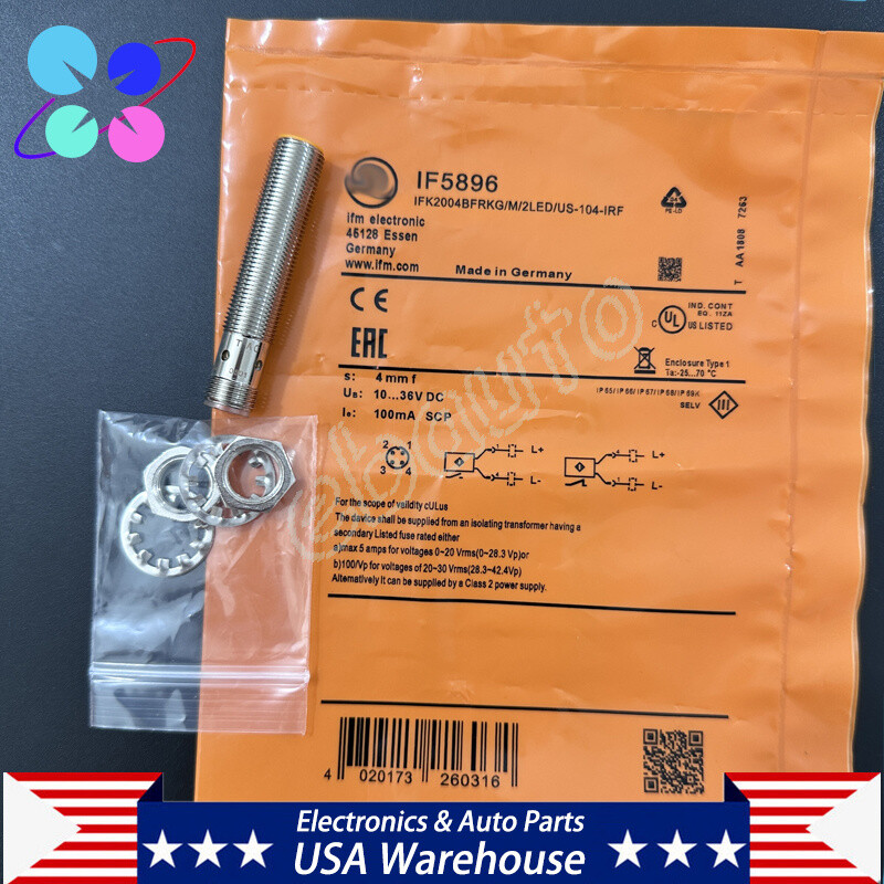 New Replacement For IFM Efector IF5896 Proximity Sensor IFS896