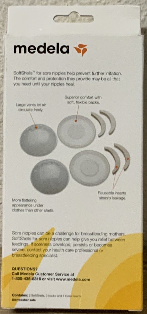 📀 Medela SoftShells for Sore Nipples - NEW