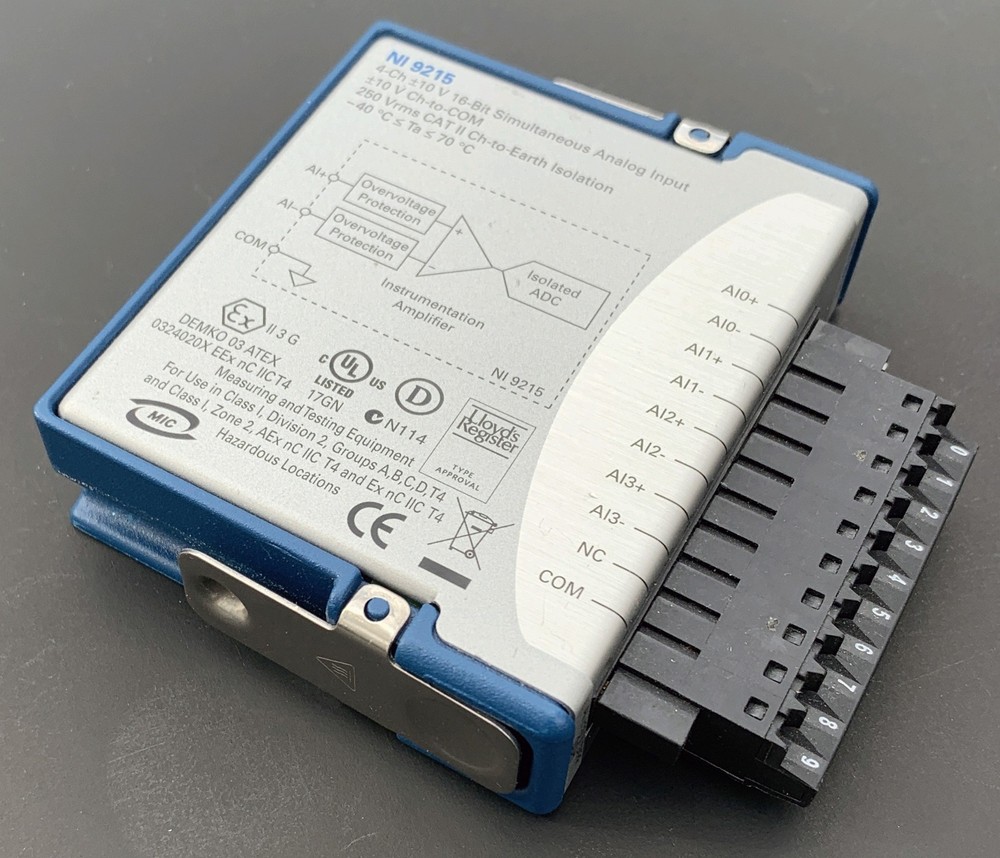National Instruments NI 9215 cDAQ Analog Input Module - Great condition!