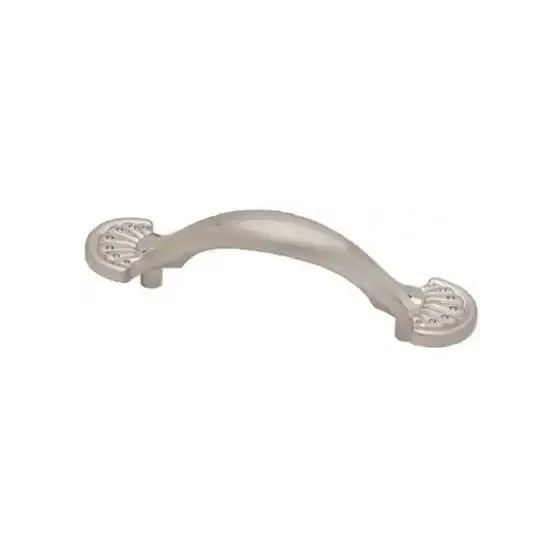 3" Fan Design Pull Brushed Satin Nickel
