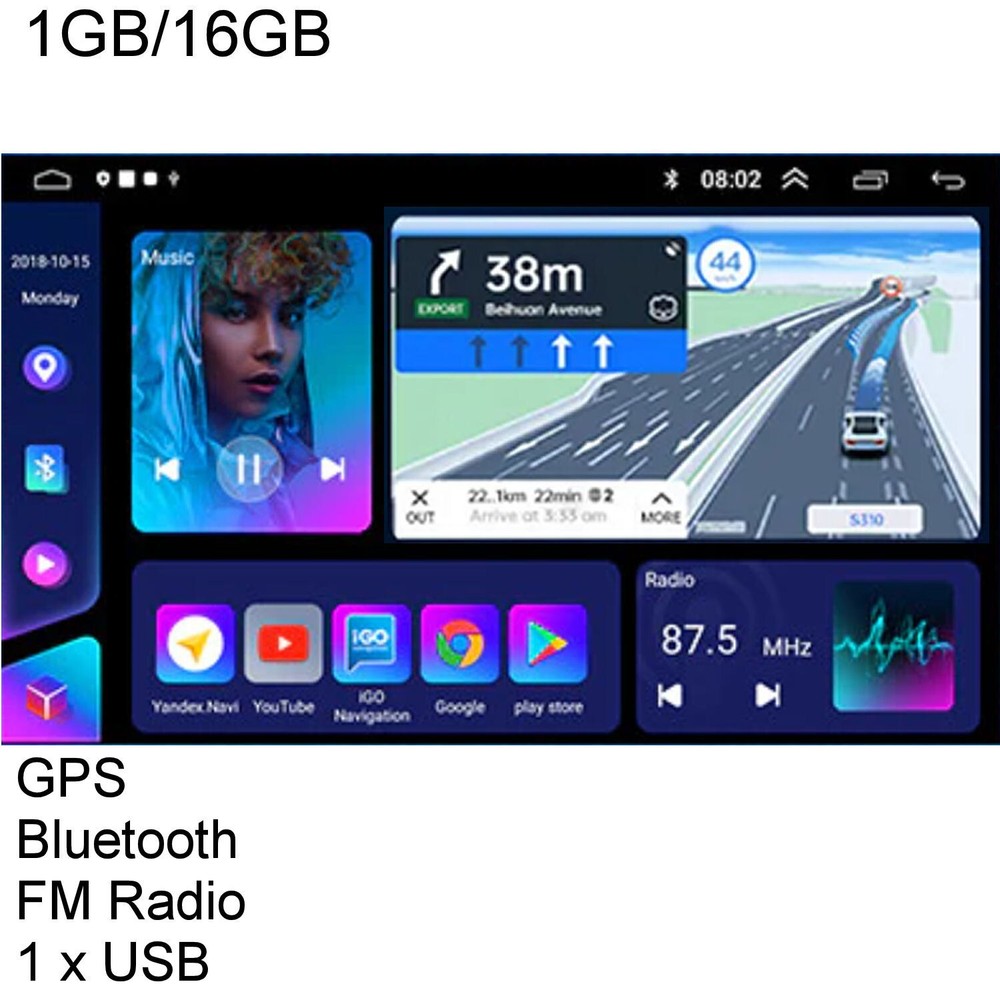CHRYSLER SEBRING 2007-2010 GPS CARPLAY ANDROID AUTO CAM ODB DAB+ TPMS DVR