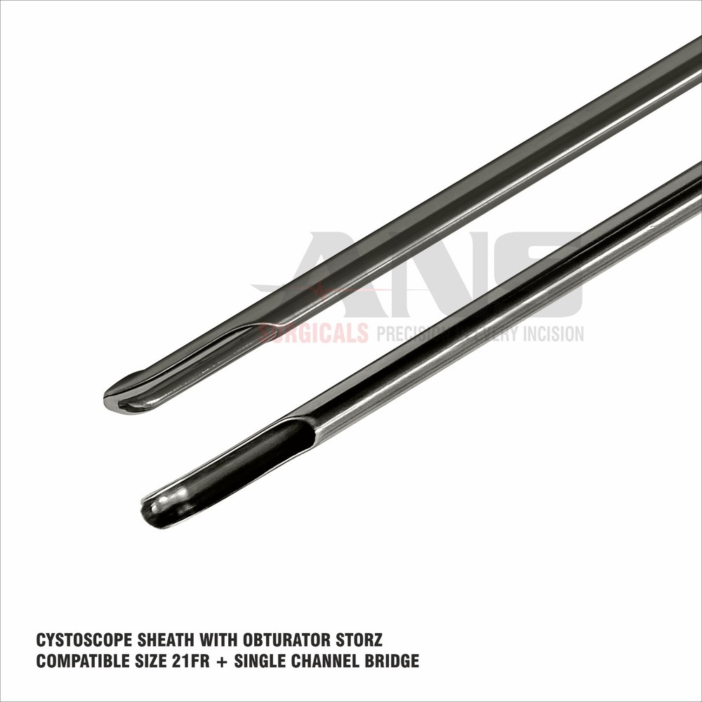 ANS Cystoscopy Sheath With Obturator 21Fr + Single Channel Bridge