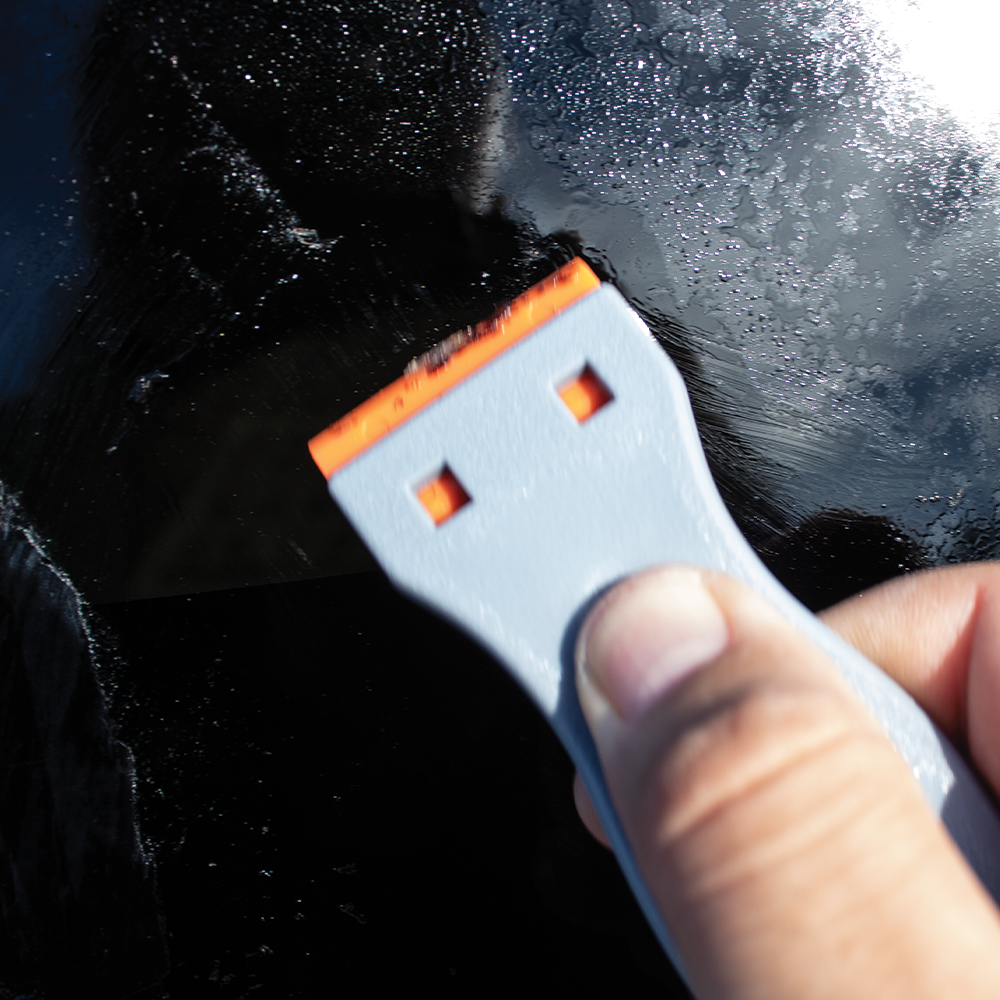 Plastic Razor Scraper Includes Replacement Blades Remover for Stickers, Adhesive