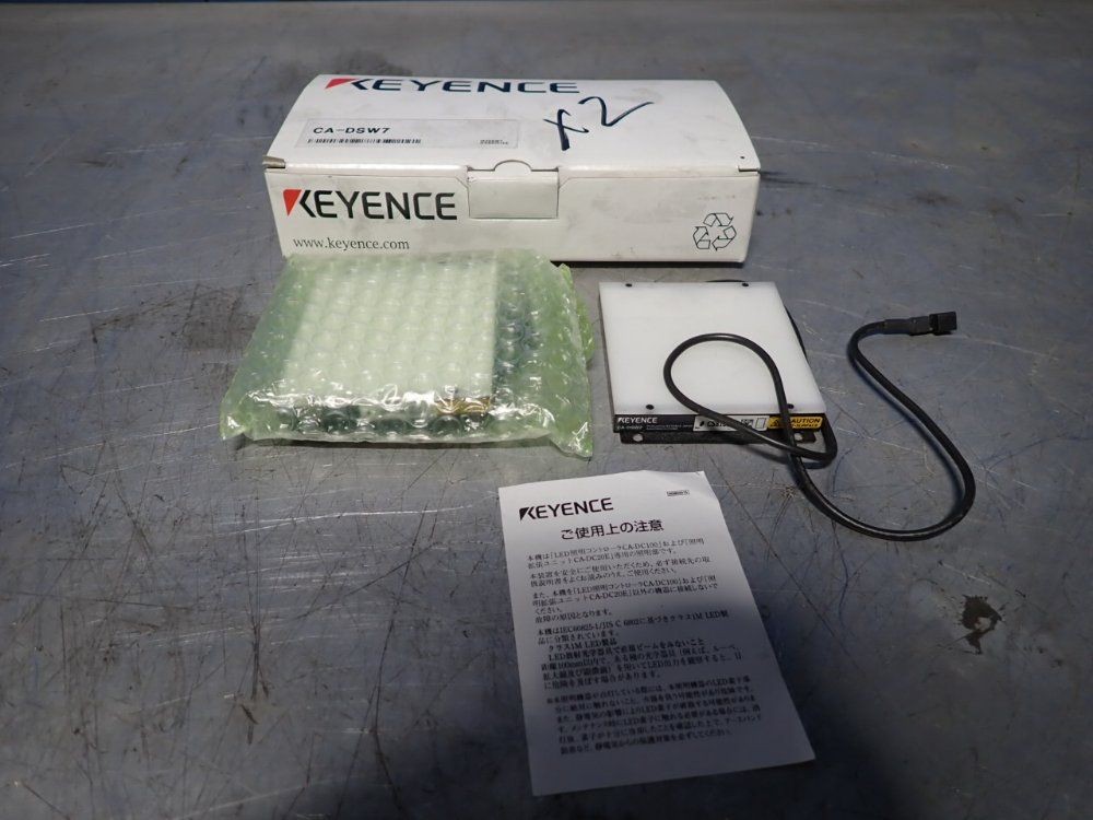 KEYENCE WHITE BACK LIGHT CA-DSW7