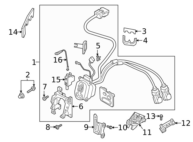 Genuine Audi Servo 4KE-915-651