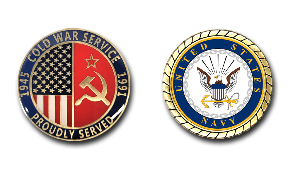 US Navy Cold War Service Challenge Coin