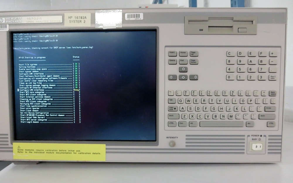 HEWLETT-PACKARD 16702A Logic Analyzer Mainframe