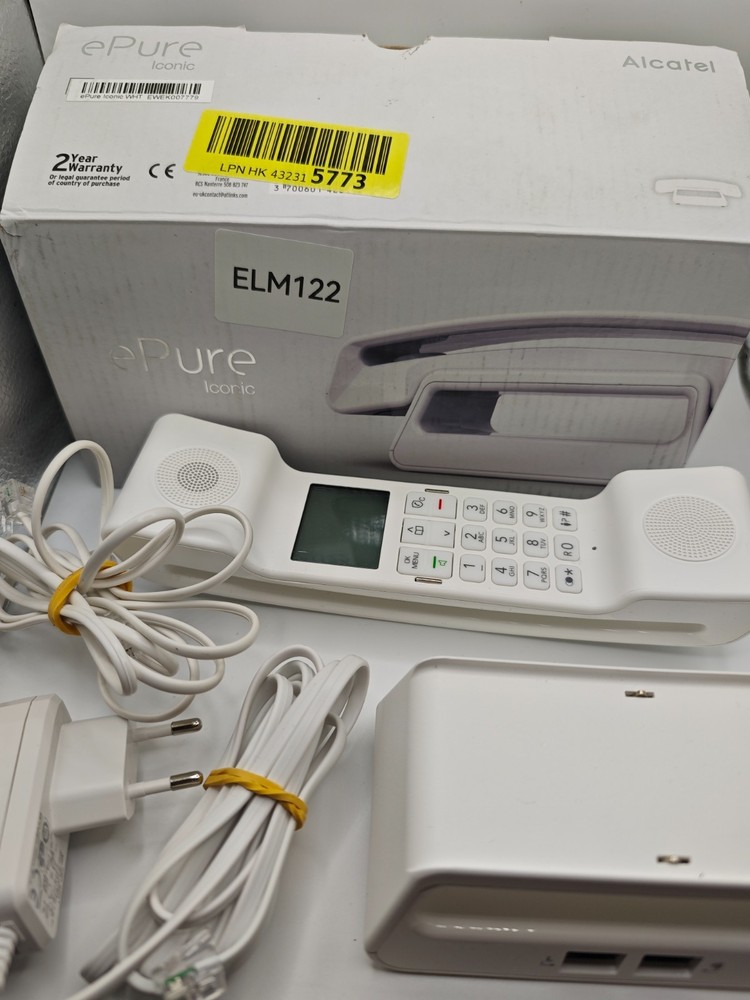 Alcatel epure iconic Home Phone - WHITE | Used