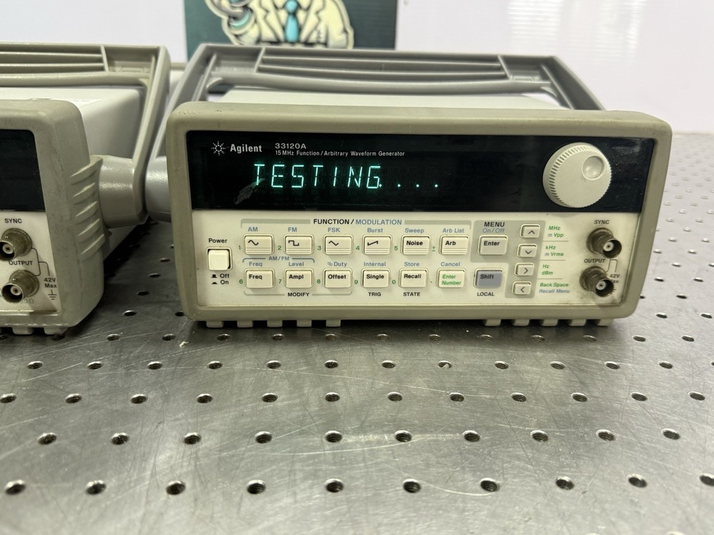 Agilent 33120A Function/Arbitrary Waveform Generator Tested Output AS-IS