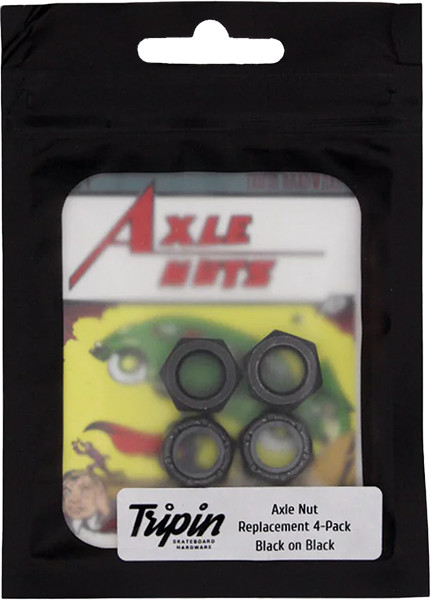 TRIPIN AXLE NUTS BLK ON BLK