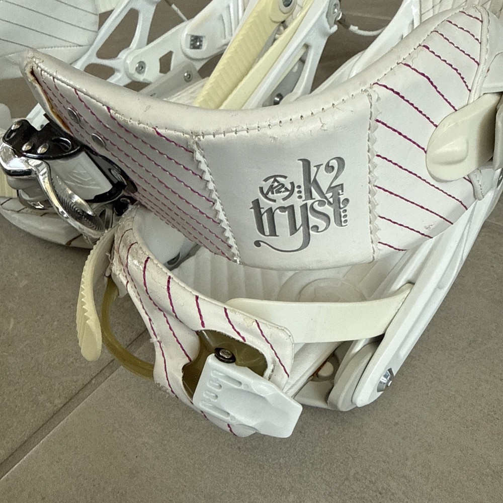 K2 Tryst Women’s White Binding Size M Harshmellow Ultimate Damping