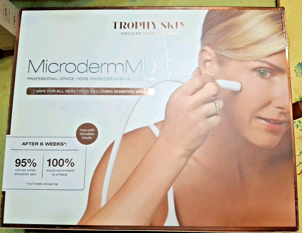Trophy Skin MicrodermMD Professional Home Microdermabrasion System Open Box