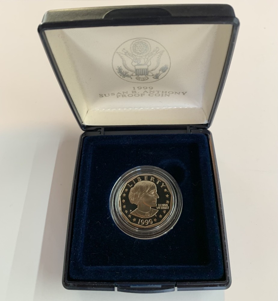 Susan B Anthony 1999-P Proof Dollar OMP & COA