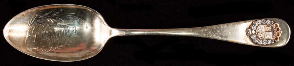 Sterling Spoon Souvenir FLORIDA Crest Enamel Wallace