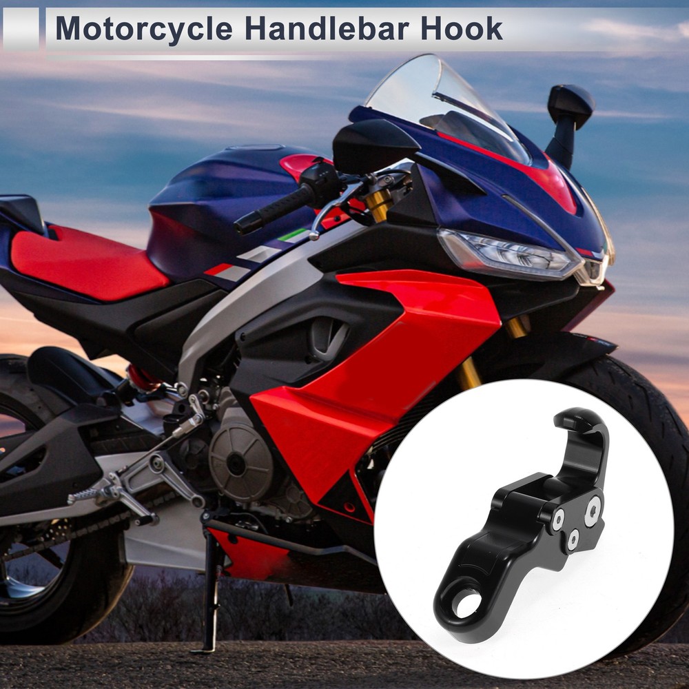 Alluper Motorcycle Hook for Minio with Black Handle