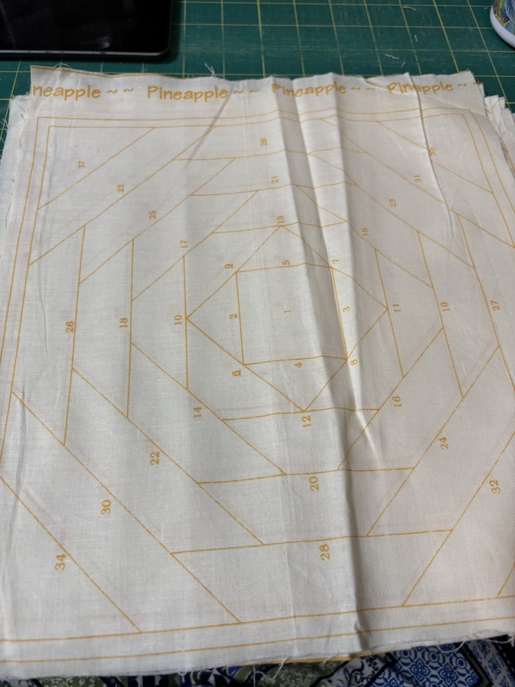 21 Blocks For Pineapple Foundation Piecing