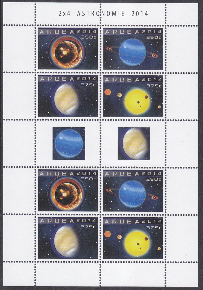 Arubu Issue 2014 (MS 766-769) Astronomy