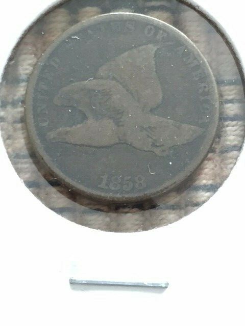 1858 FLYING EAGLE CENT SMALL LETTERS