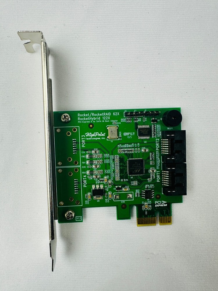 High Point Technologies R620B RocketRAID 62X PCI-Express Host Adapter Card