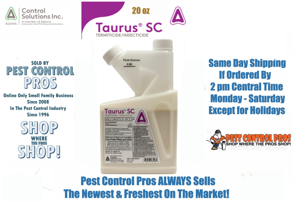 20 oz Taurus SC Insecticide Termite Ant Roach Bug Flea ~ Generic Termidor ~Fresh