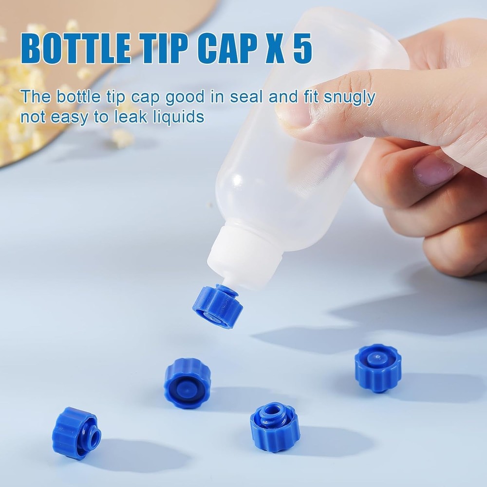 30ml Glue Precision Tip Applicator Bottle,Needle Squeeze Bottle with