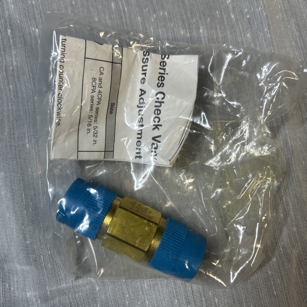 SWAGELOK B-8CPA2-3 adjustable Check Valve