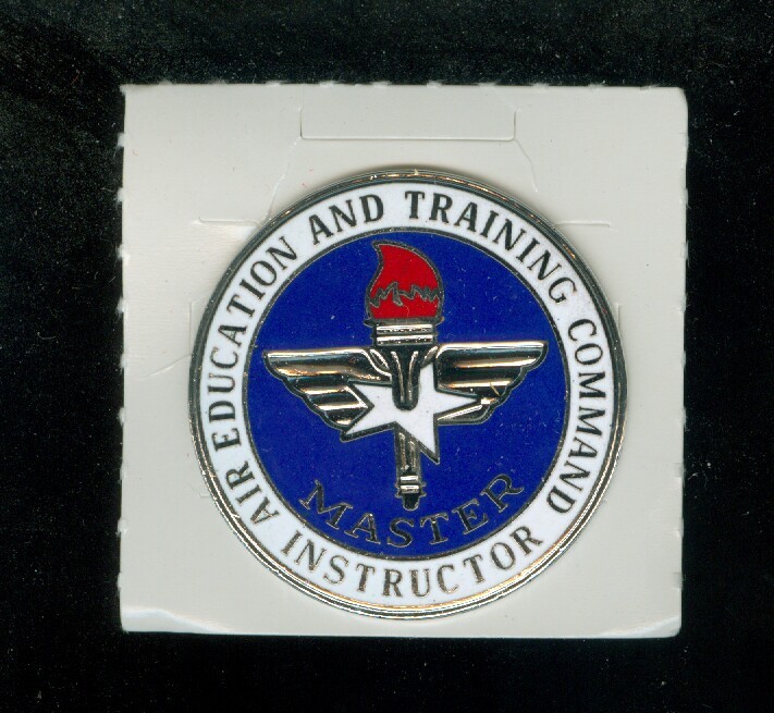 Master Instructor Badge Air Education & Training Command surplus new condition