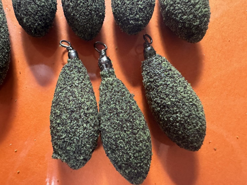 Arsley Bomb Sinker 2 Sizes Pack 13 Mixed Weights Eco Coated