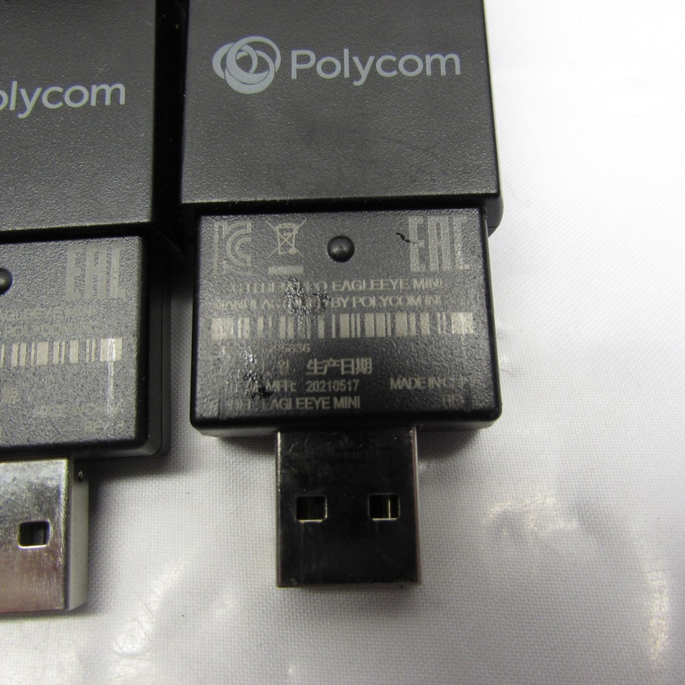 Lot (5) Polycom EagleEye Mini USB Web Camera Video Conference Calls w/Mounts