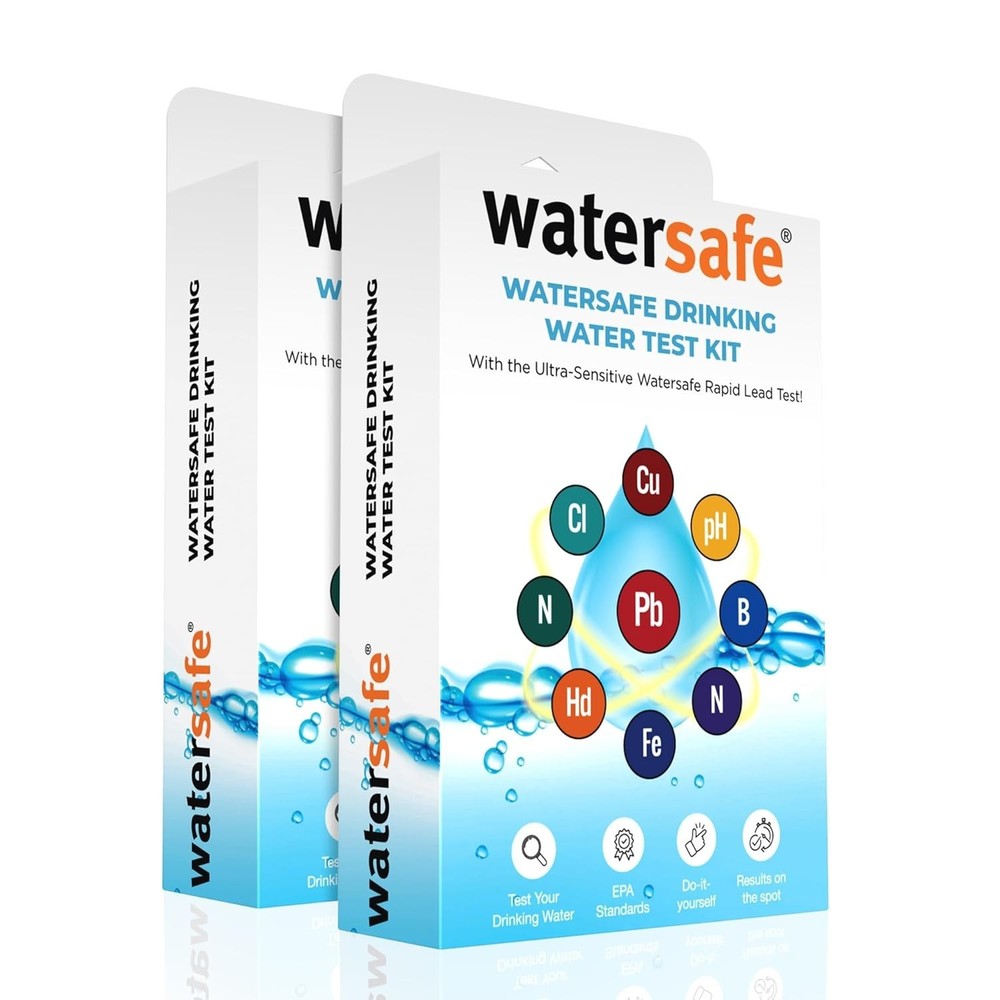 Lab-Accurate Water Testing Kit - Sensitive Lead & Contaminant Detection, 2 Pack