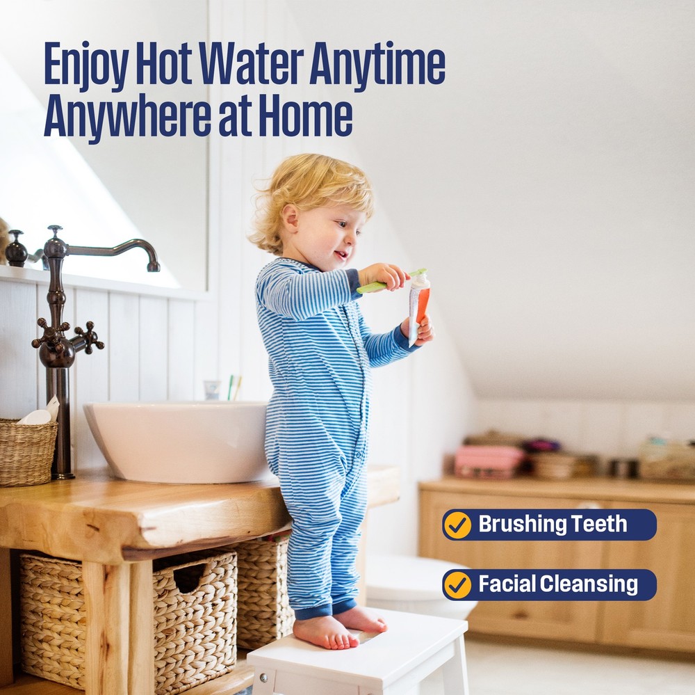 Used 2.5 Gallon Electric Hot Water Heater Mini Tank Compact 1400W 🎁XMAS GIFT