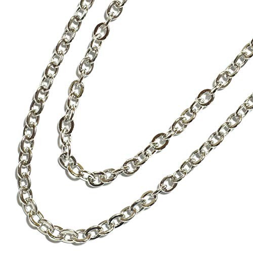 Nippon Chuko Necklace Chain, Silver, 1m
