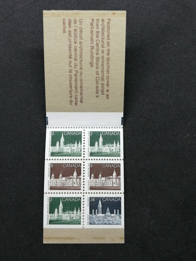 (3-scan)...CANADA BK 88 BOOKLET,  MNH OG