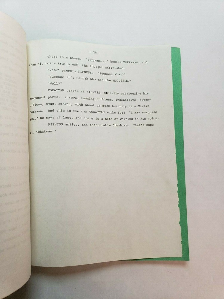 TOKATYAN / Jack Laird 1978 Unproduced Television Series Treatment Script