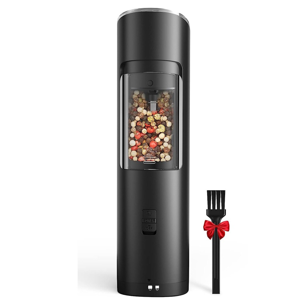 Automatic Gravity Electric Salt Pepper Grinder LED Set Adjustable Coarseness