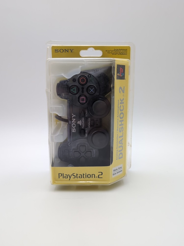 ORIGINAL Sony DualShock 2 Slate Gray Controller (PlayStation 2, PS2) NEW