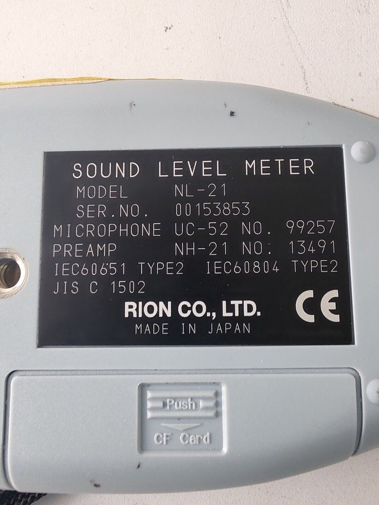 RION NL-21 Sound Level Meter