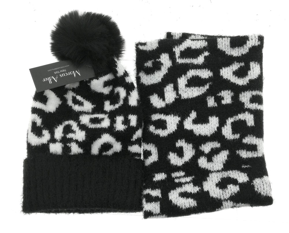 Marcus Adler Women's Accessory Sets One Size Color Black & White