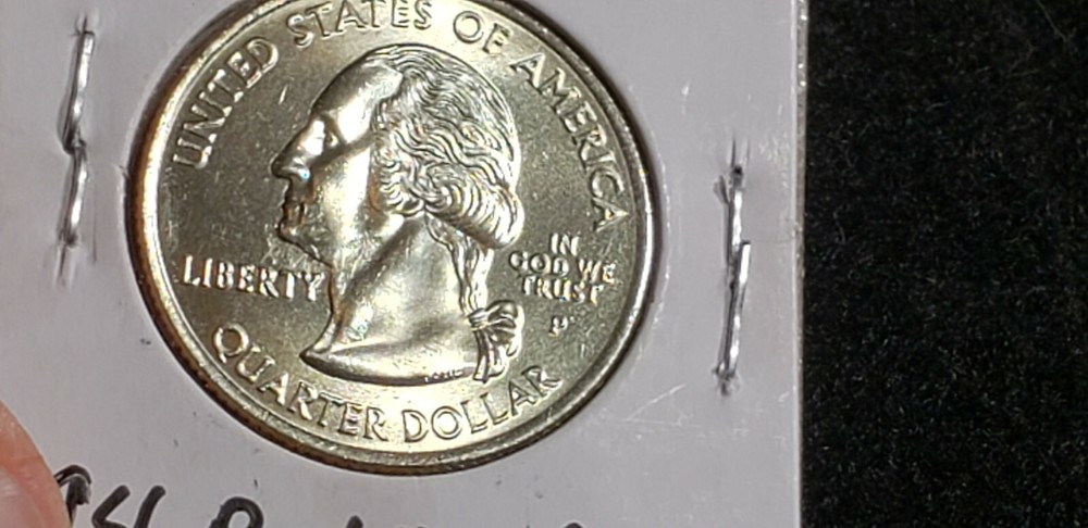 2004 P IOWA quarter Error *strike through Lamination Error* ? MS Uncirculated