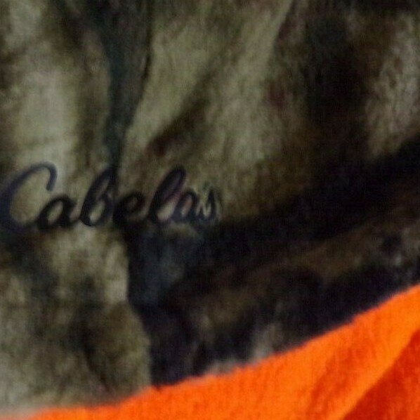 CABELA REVERSIBLE FACEMASK MOSSY OAK/BLAZE