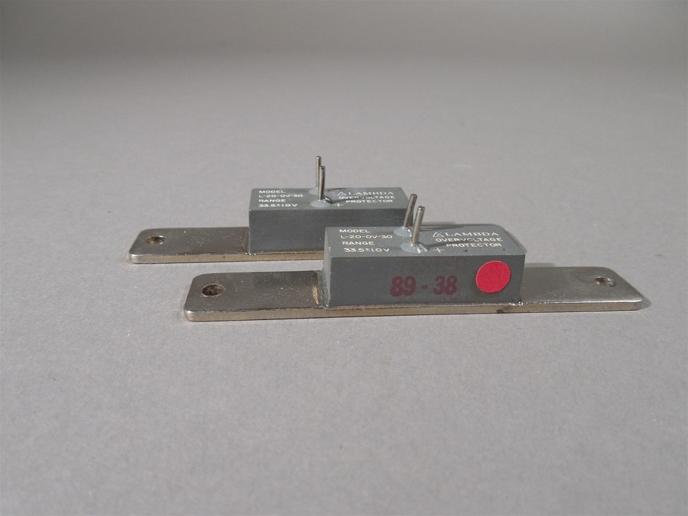 Lot of 2 Lambda L-20-OV-30 Overvoltage Protector