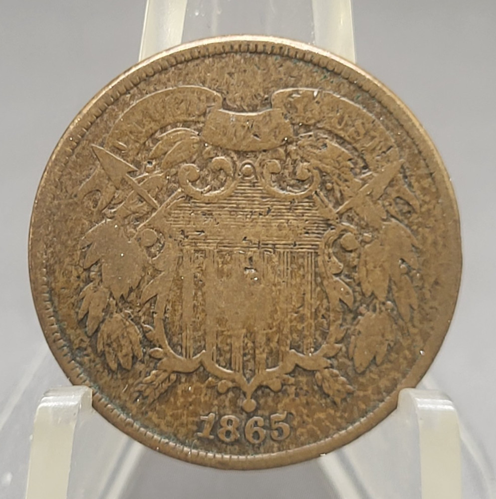1865 U.S. 2 Cent Type Coin