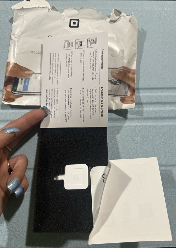 Square Reader for magstripe Credit Card Reader Mobile Compatible with iPhone