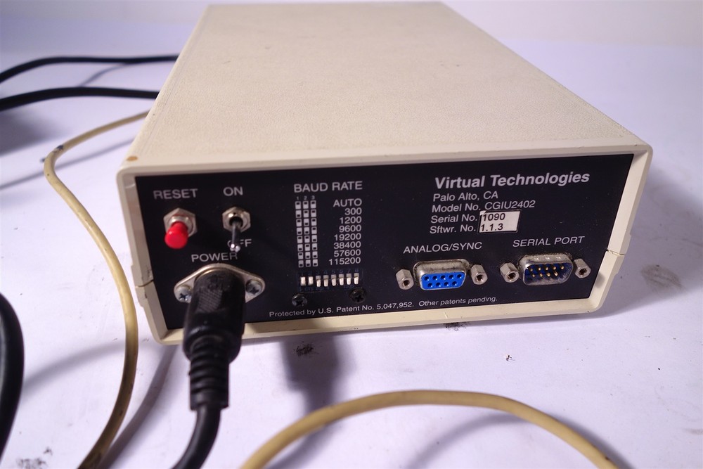 Virtual Technologies Cyber Glove Vintage Interface SGI IRIS Immersion Reality