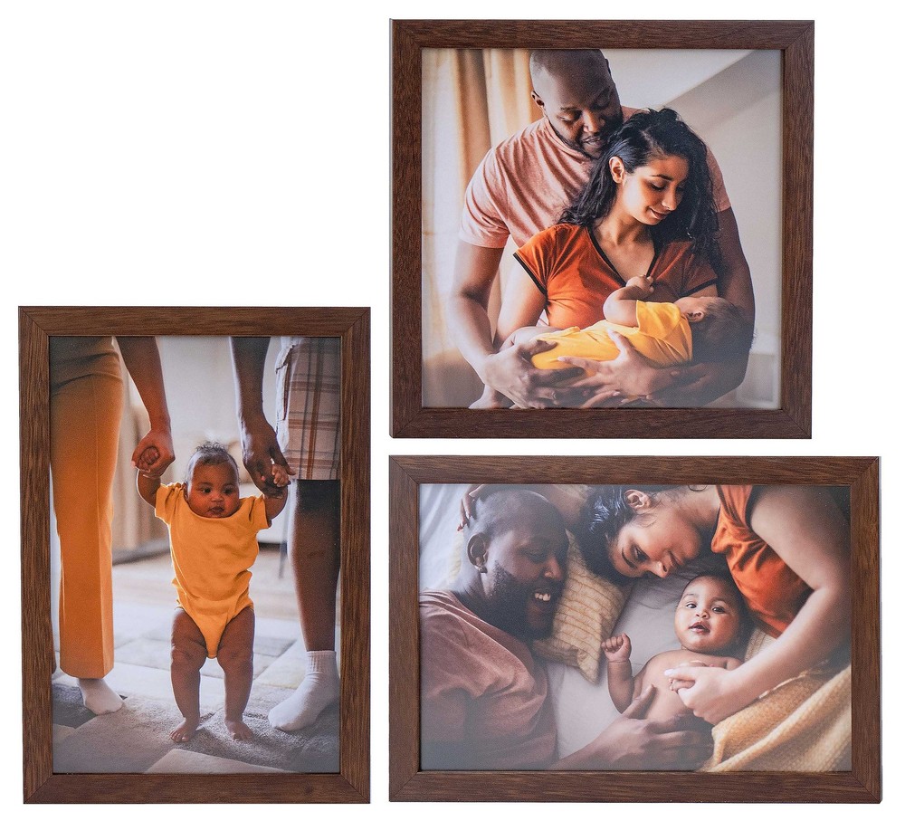 18x48 Frame Brown Solid Wood Picture Frame Width 0.75 Inches | Interior Frame De
