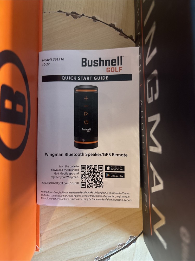 Bushnell Wingman Golf GPS and Bluetooth Speaker