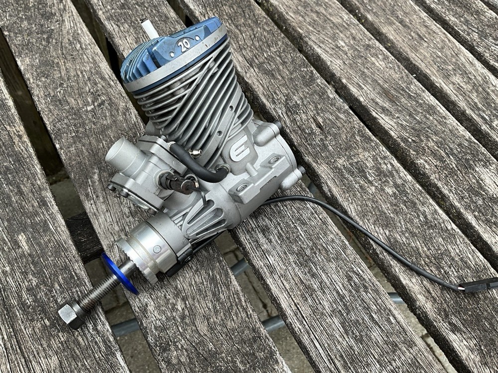 Evolution 20cc Gas Rc Airplane Engine Spins Free (B)