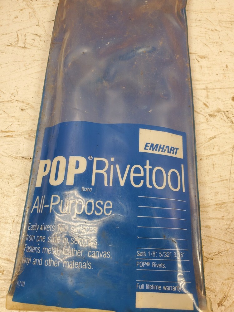 BOSTIK EMHART POP RIVETOOL RIVET TOOL MODEL K110 NOS (b423)