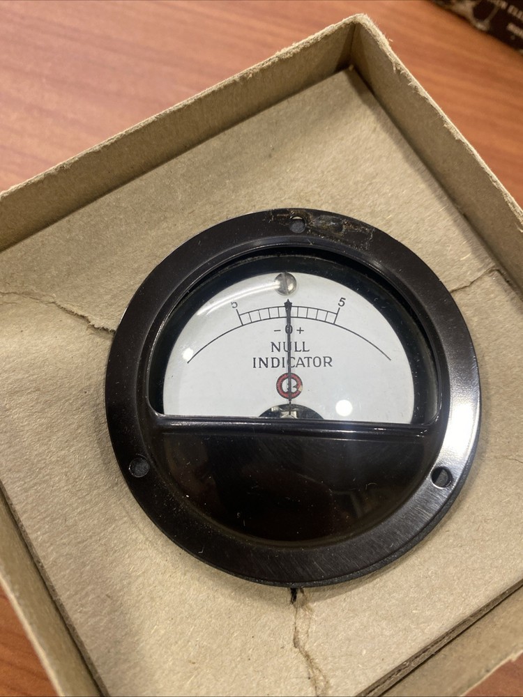 Marion Inst Division HS-2 Meter Precision, Null Indicator, NIB