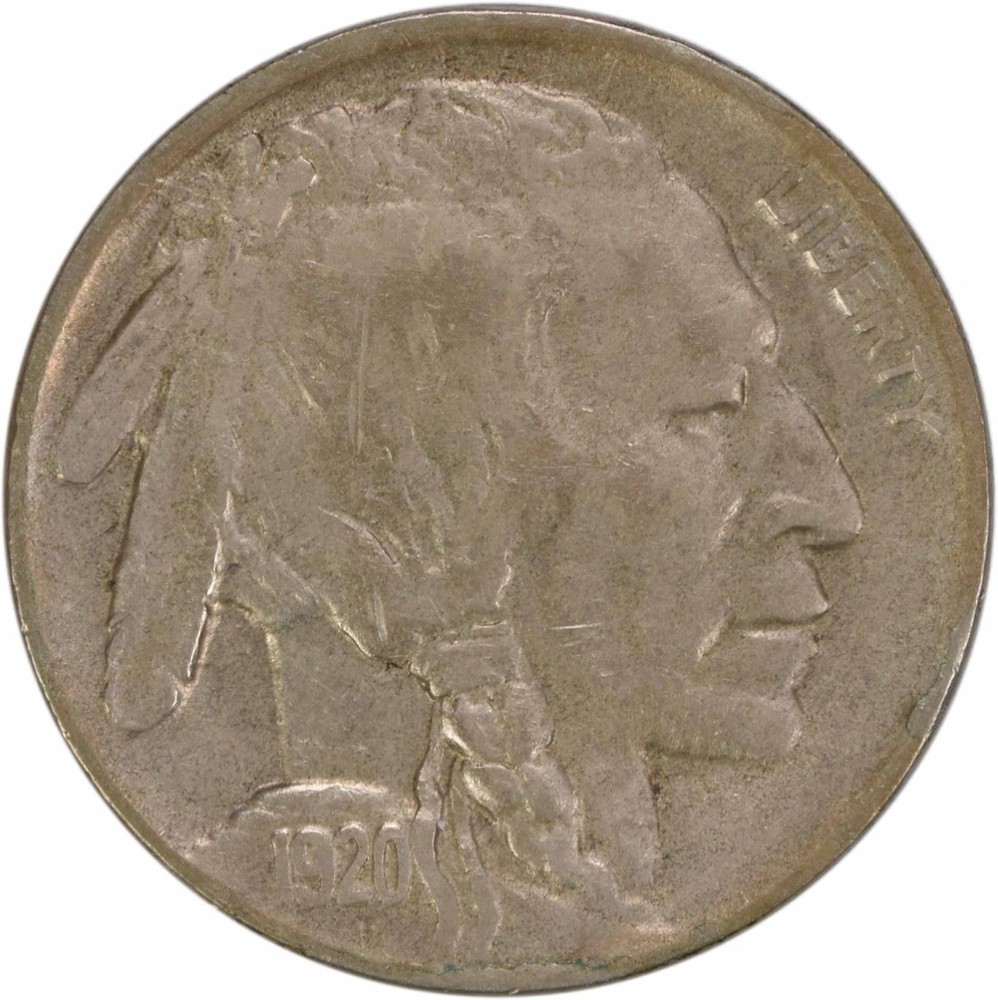 1920-D Buffalo Nickel EF Uncertified #1053